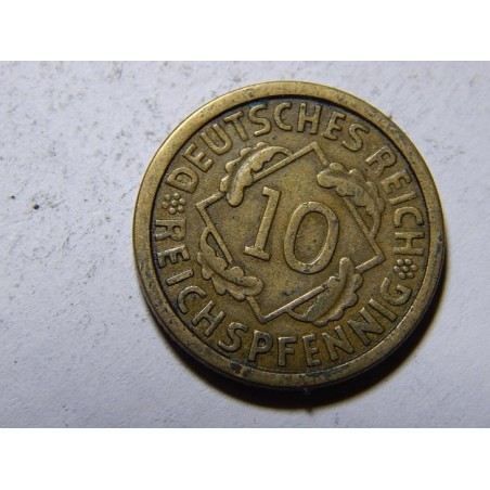 Německo Výmarsko 10 Reichspfennig 1925A XF č30229