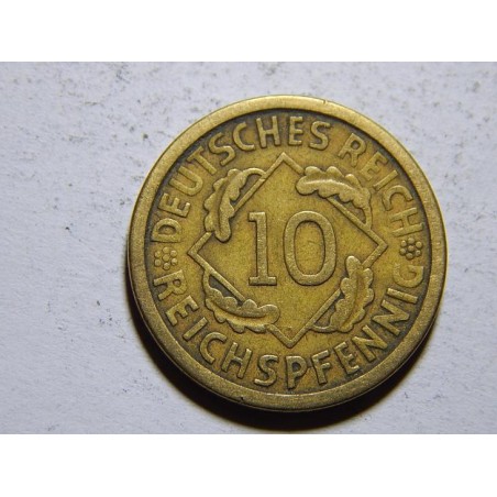 Německo Výmarsko 10 Reichspfennig 1925A XF č30204