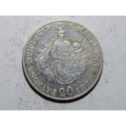František II. 20 Kreuzer 1833B Madona VF č05086iv