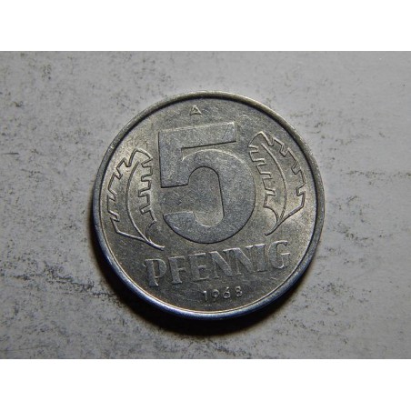 Německo DDR 5 Pfennig 1968 A XF č32538