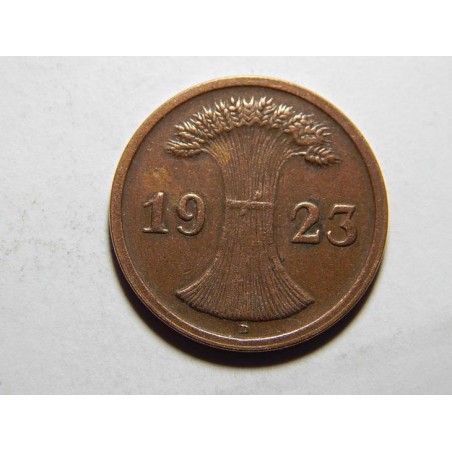 Německo Výmarsko 2 Rentenpfenig 1923 D R XF č29806