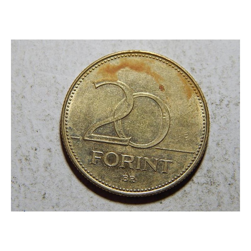 Maďarsko 20 Forint 2016 XF č20938 Maďarsko 20 Forint 2016 XF č20938