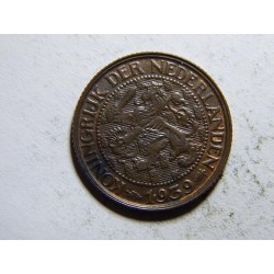 Nizozemí 1 Cent 1939 UNC č10037