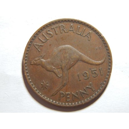 Austrálie 1 Penny 1951 (Londýn) XF č11506