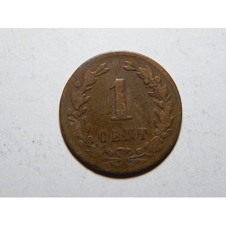 Nizozemí 1 Cent 1878 F-VF č31359