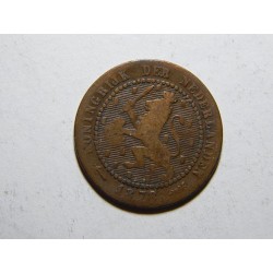 Nizozemí 1 Cent 1878 F-VF č31359
