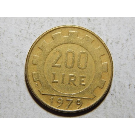 Itálie 200 Lire 1979 VF-XF č20910