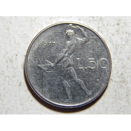 Itálie 50 Lire 1977 XF č20930