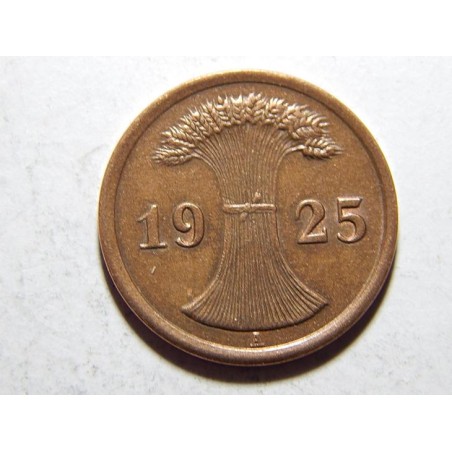 Německo Výmarsko 2 Reichspfenig 1925 A XF-UNC č29480