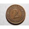 Německo Výmarsko 2 Reichspfenig 1925 A XF-UNC č29480