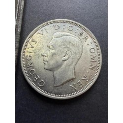 Anglie ½ Crown 1939 Ag UNC č36031