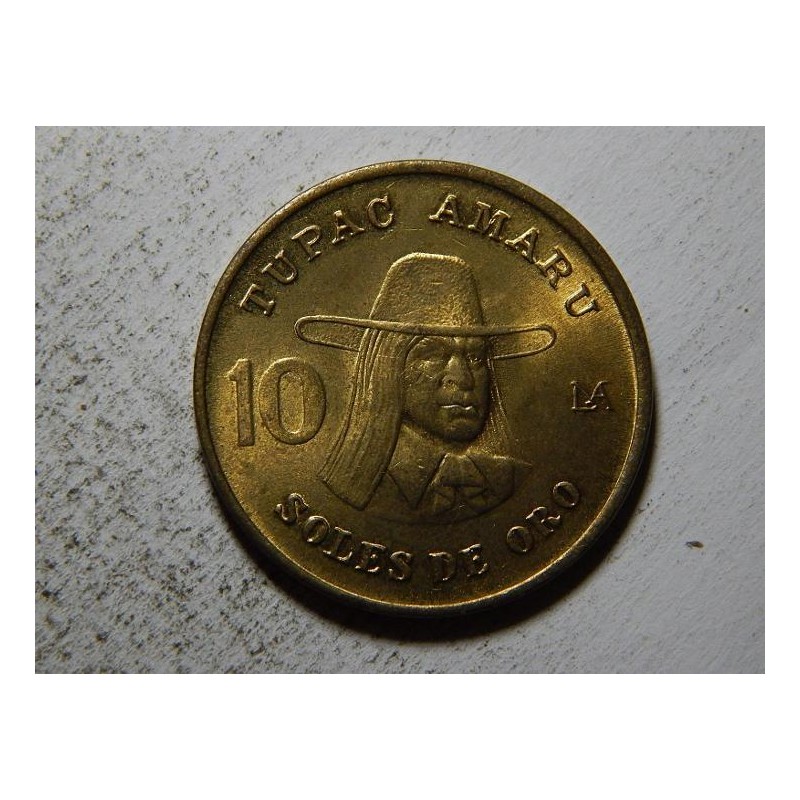 Peru 10 Soles 1980 XF-UNC č37681 Peru 10 Soles 1980 XF-UNC č37681