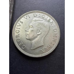 Anglie ½ Crown 1944 Ag UNC-BU č36040 