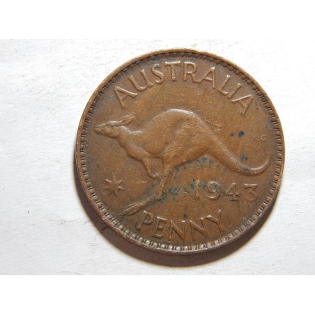 Austrálie 1 Penny 1943 (Melbourne) VF č11542