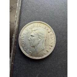 Skotsko 1 Shilling 1942 Ag UNC-BU č31526 