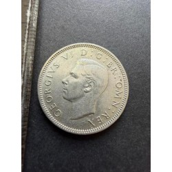 Skotsko 1 Shilling 1943 Ag UNC č36095 