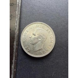 Skotsko 1 Shilling 1944 Ag UNC-BU č31553 