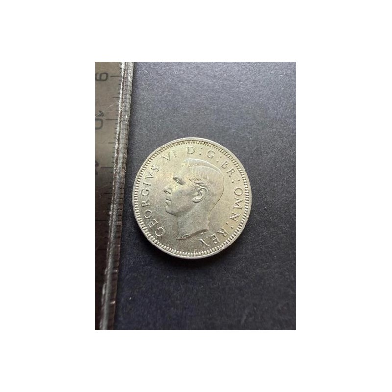 Skotsko 1 Shilling 1944 Ag UNC-BU č31553 
