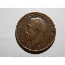 Anglie 1 Farthing 1919 XF č05910
