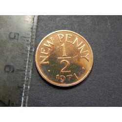 Guernsey ½ Penny 1971 PROOF RRRR č10976