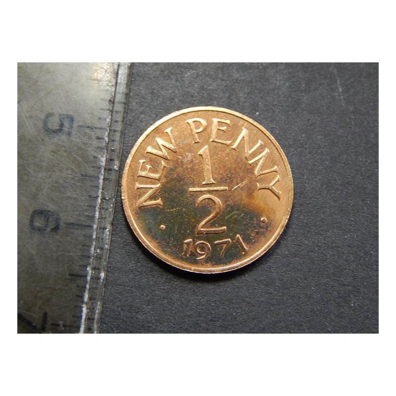 Guernsey ½ Penny 1971 PROOF RRRR č10976