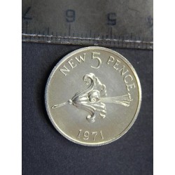 Guernsey 5 Pence 1971 PROOF č10972