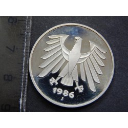 Německo BRD 5 Mark 1986 J PROOF č10981 