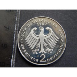 Německo BRD 2 Mark 1987 J PROOF č11106 