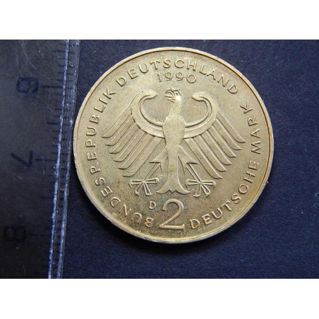 Německo BRD 2 Mark 1990 D UNC č11108 