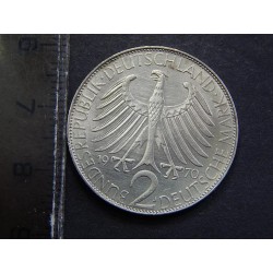 Německo BRD 2 Mark 1970 J Planck UNC č11105 