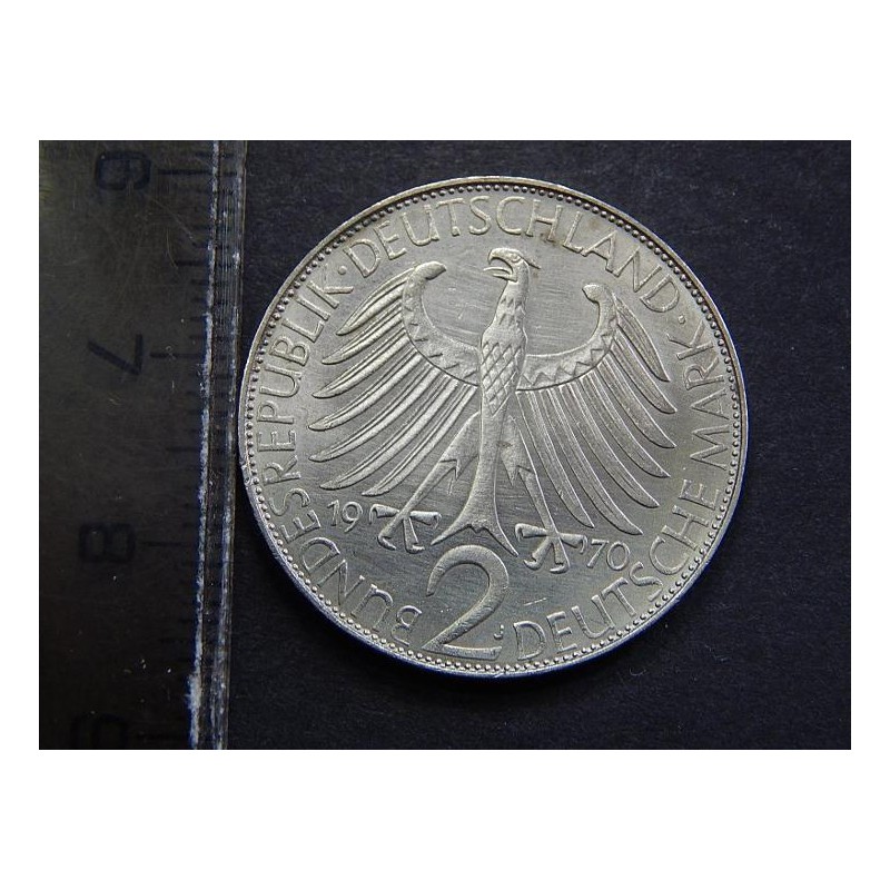 Německo BRD 2 Mark 1970 J Planck UNC č11105 