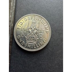 Skotsko 1 Shilling 1937 Ag UNC-BU č31530 