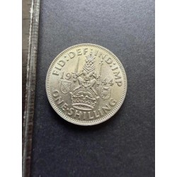 Skotsko 1 Shilling 1944 Ag UNC-BU č31553 