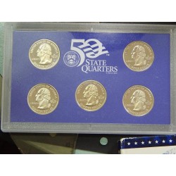 USA sada mincí 2003 S PROOF ve folderu čŠU05 