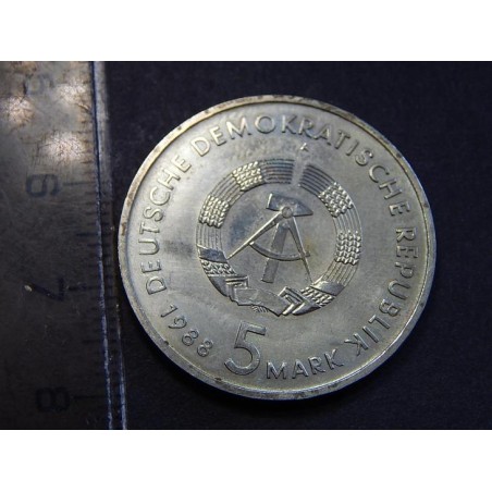 Německo DDR 5 Mark 1988 A 30 let přístavu Rostock BU č21640