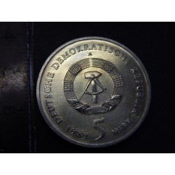 Německo DDR 5 Mark 1989 A kostel (Katharinenkirche) BU č21657