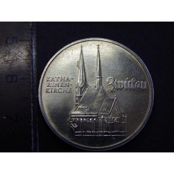 Německo DDR 5 Mark 1989 A kostel (Katharinenkirche) BU č21657