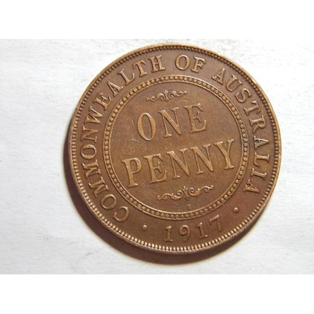 Austrálie 1 Penny 1917 I XF č11522
