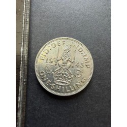 Skotsko 1 Shilling 1943 Ag UNC č36095 