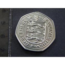 Guernsey 50 Pence 1971 PROOF č10965 