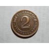 Německo Výmarsko 2 Reichspfennig 1924 G XF č05757