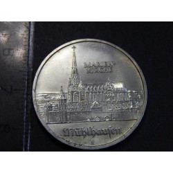 Německo DDR 5 Mark 1989 A 500. výročí Thomase Müntzera BU č21645