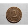 Německo Výmarsko 2 Reichspfennig 1924 G XF č05756