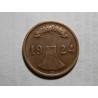 Německo Výmarsko 2 Reichspfennig 1924 G XF č05756
