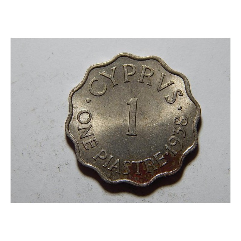 Kypr 1 Piastre 1938 XF-UNC č11994 Kypr 1 Piastre 1938 XF-UNC č11994