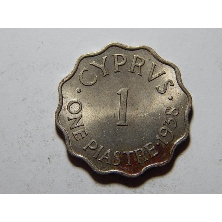 Kypr 1 Piastre 1938 XF-UNC č11994