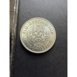 Skotsko 1 Shilling 1941 Ag UNC-BU č31511 