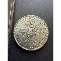 Anglie 2 Shillings 1945 Ag UNC-BU čč36096 
