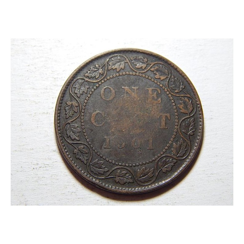 Kanada 1 Cent 1901 VF č35053 Kanada 1 Cent 1901 VF č35053