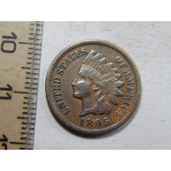 USA 1 Cent 1895 Indián XF č56814 